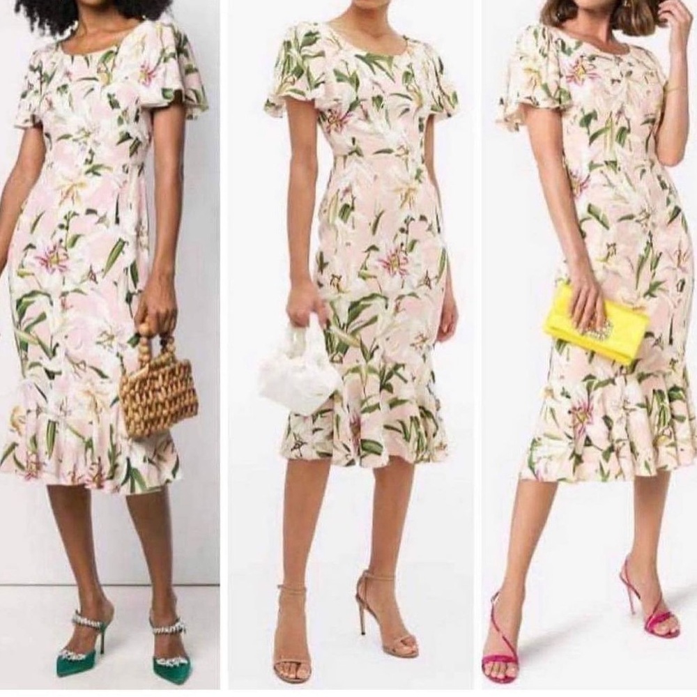 Dolce & Gabbana 2500$ Dress Sold Out Everywhere Floral mermaid dress